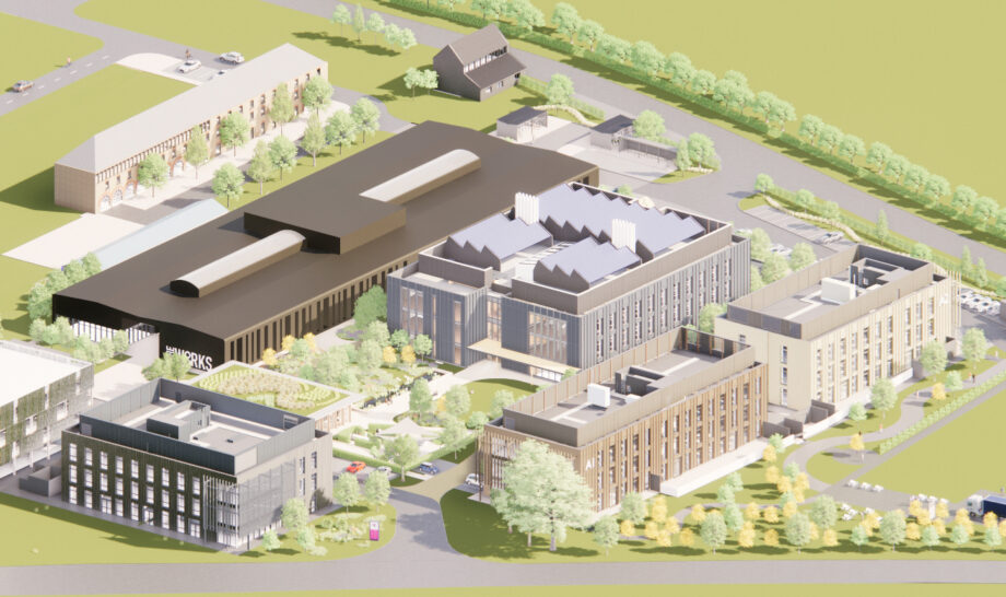 Phase 3 Aerial and View to the Artemis Building