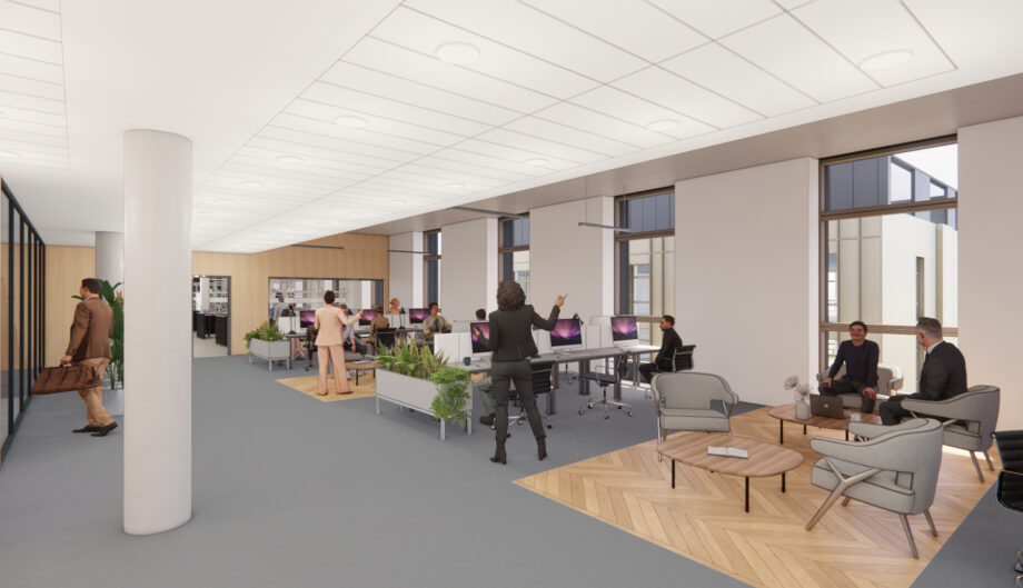 Phase 3 Visualisations - Atrium, Office and Laboratory spaces